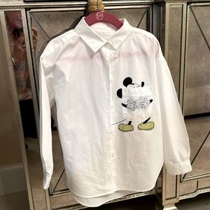 Girls size 6 Mickey Mouse blouse Zara Kids